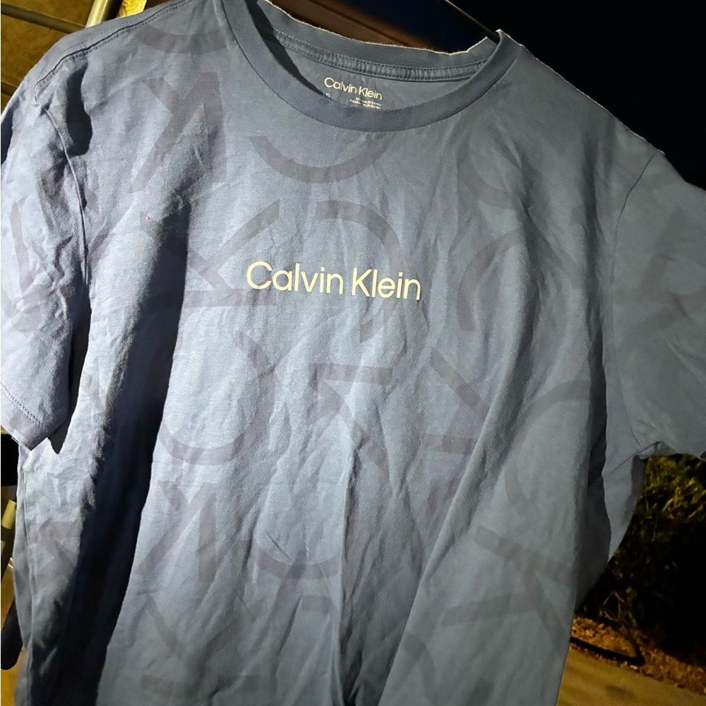 Calvin Klein Blue Short Sleeve Tee
